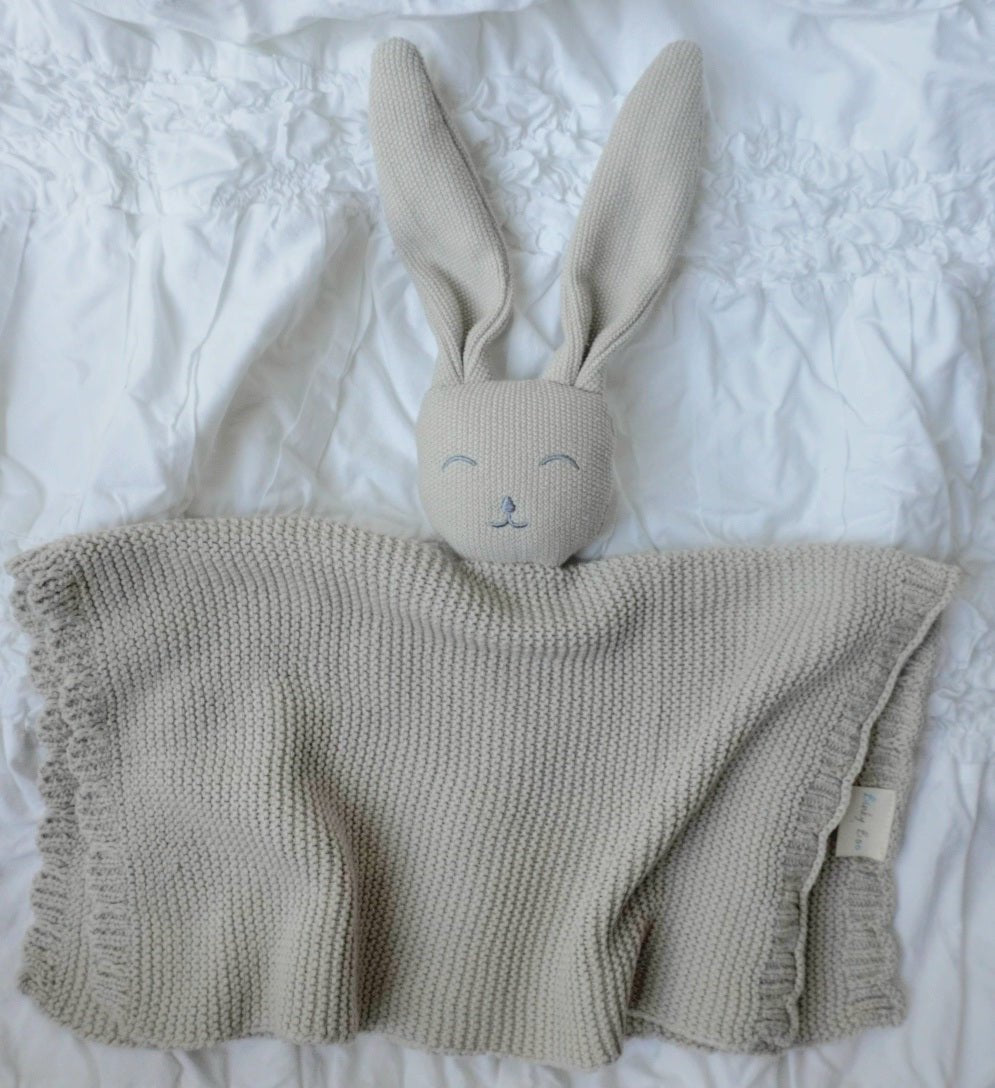 Baby Bunny Mobile & Comforter Bundle - Binky Boo