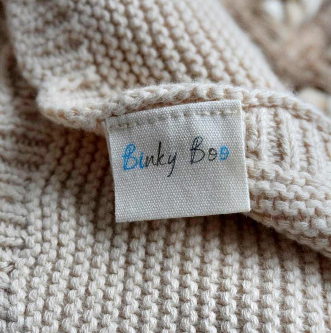 100% ORGANIC COTTON LATTE BABY COMFORTER - Binky Boo